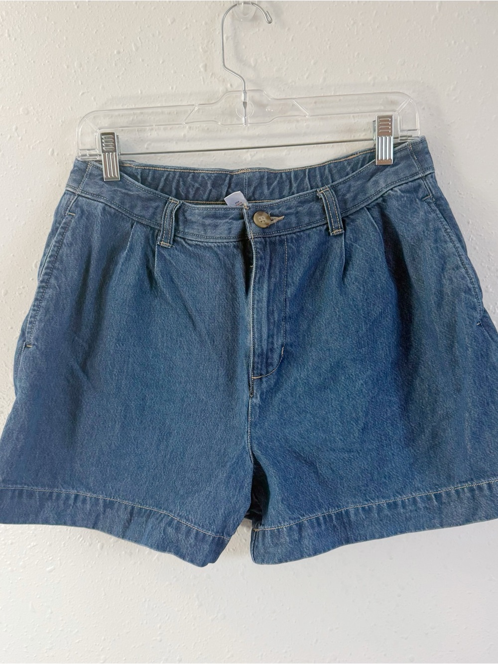 Old Navy Mid-Rise Blue Denim Shorts
